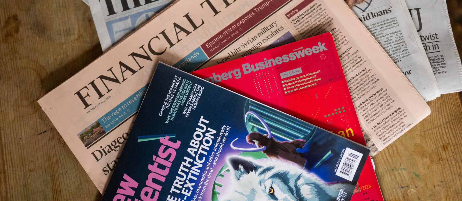 Newspapers and magazines